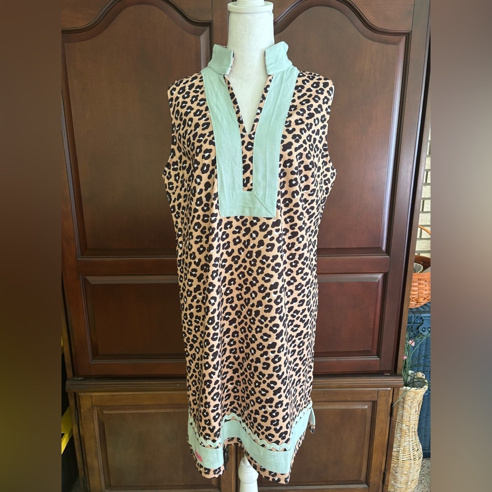 Simply southern womans size large leopard print dress new with tags